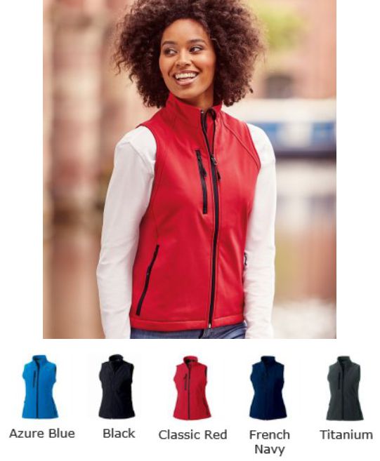Russell Collection 141F Ladies Softshell Gilet